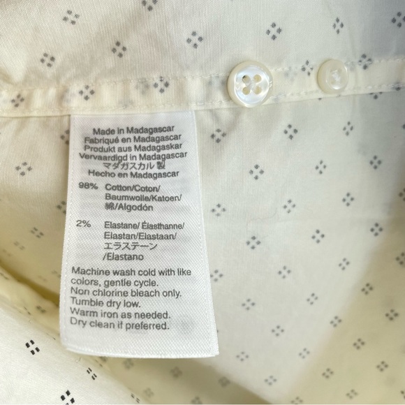 J. Crew "Secret Wash Shirting" Yellow Button Down Long Sleeve Shirt in Size XXL - Picture 12 of 14